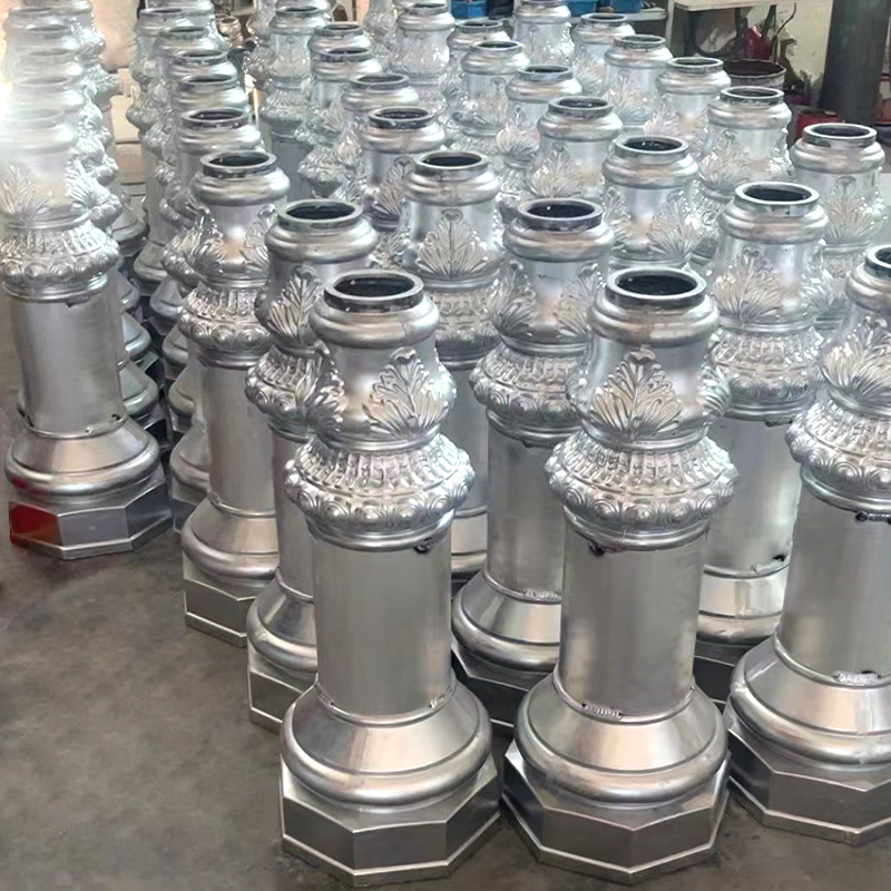 DDK-1401 আলংকারিক বেস কভার অ্যালুমিনিয়াম কভার হালকা খুঁটির জন্য আউটডোর ফিক্সচার